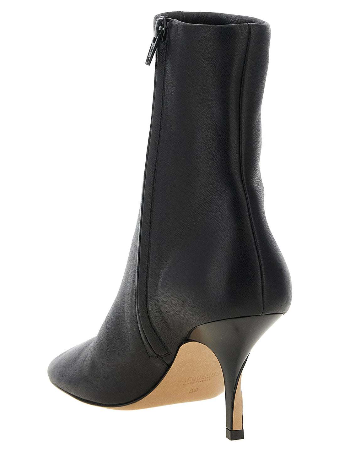 Women’s Jacquemus Black Lamb Leather Ankle Boots