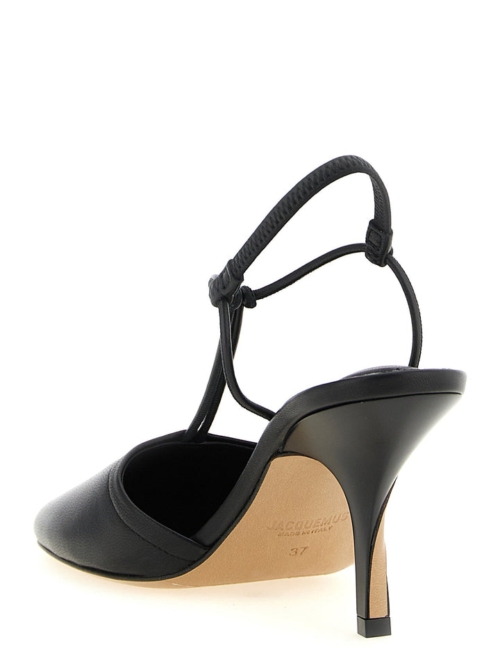 Women’s Jacquemus Black Lamb Leather High Heel Pumps
