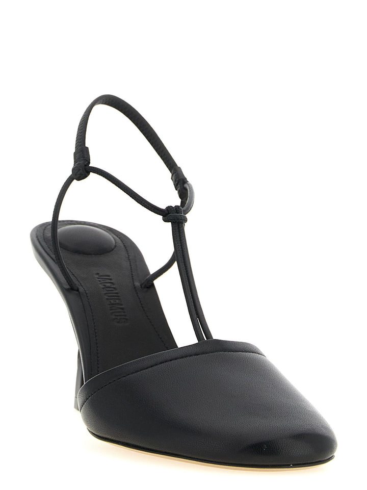 Women’s Jacquemus Black Lamb Leather High Heel Pumps