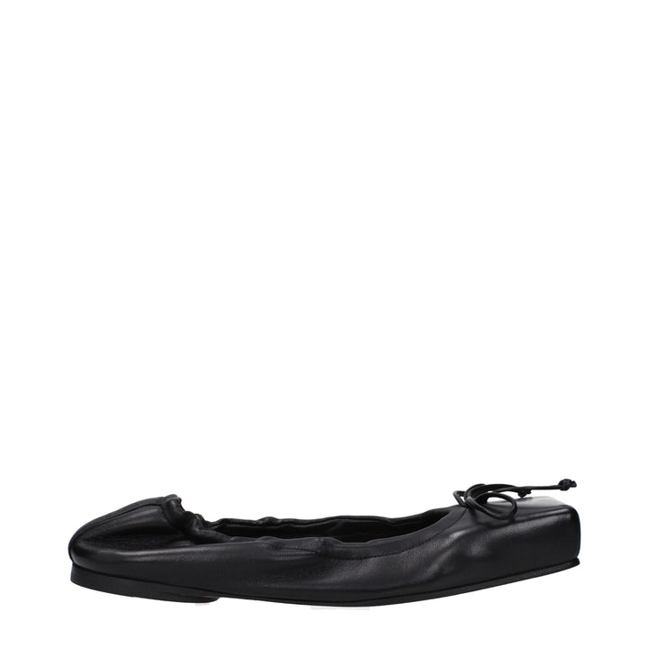 Women’s Jacquemus Black Leather Ballet Flats
