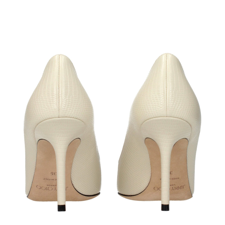 Women’s Jimmy Choo Beige Leather High Heel Pumps