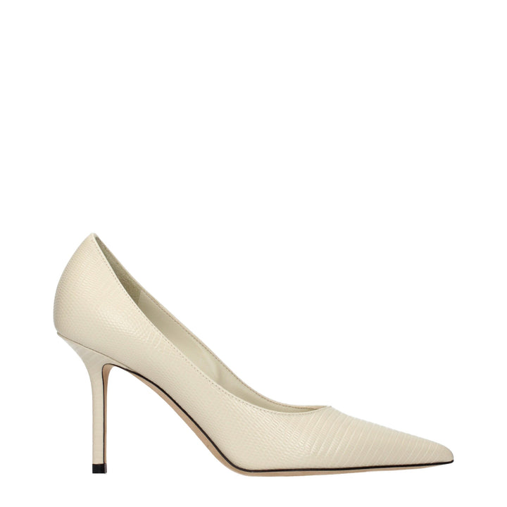 Women’s Jimmy Choo Beige Leather High Heel Pumps