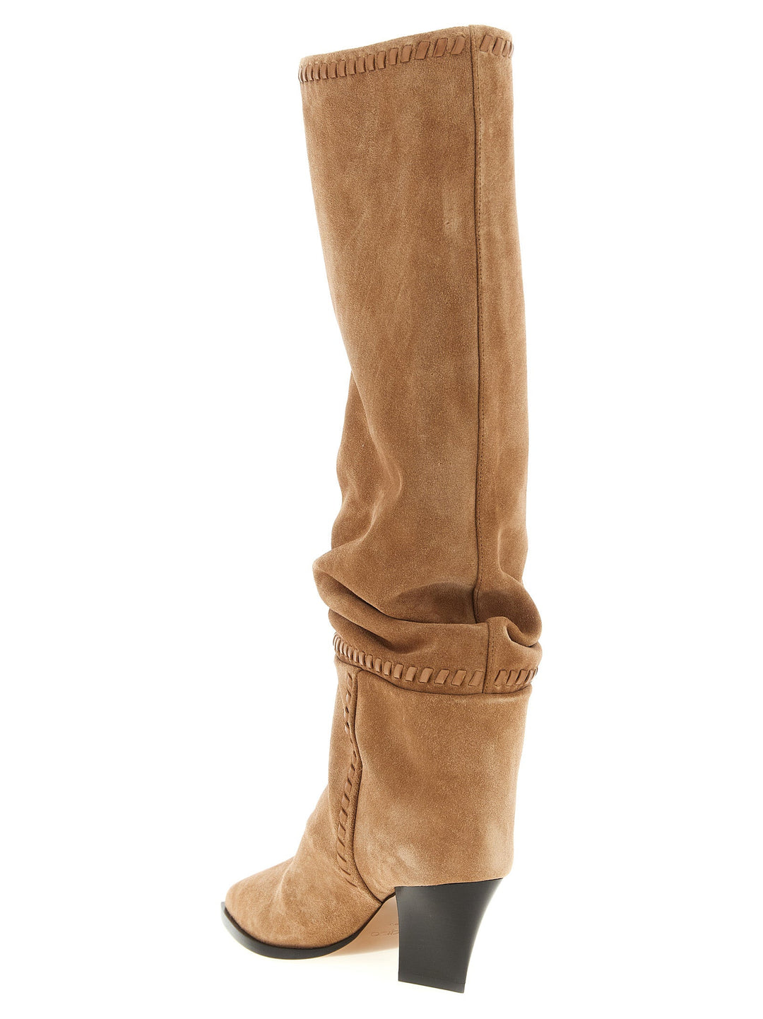 Women’s Jimmy Choo Beige Leather Over the Knee