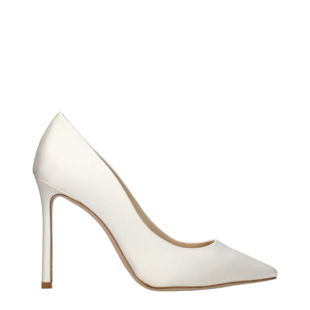 Women’s Jimmy Choo Beige Satin Platform Pumps