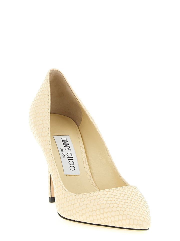 Women’s Jimmy Choo Bicolor Leather High Heel Pumps