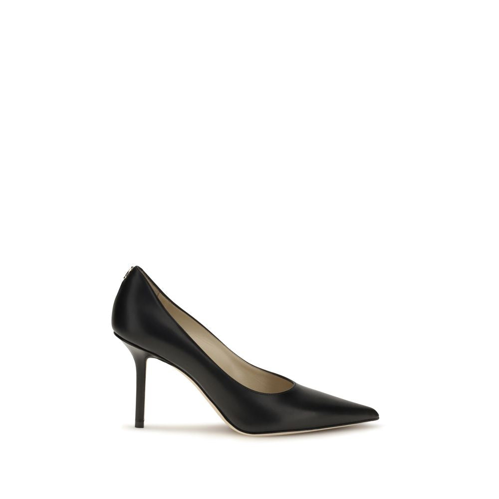 Women’s Jimmy Choo Black Calf Leather Bos Taurus High Heel Pumps