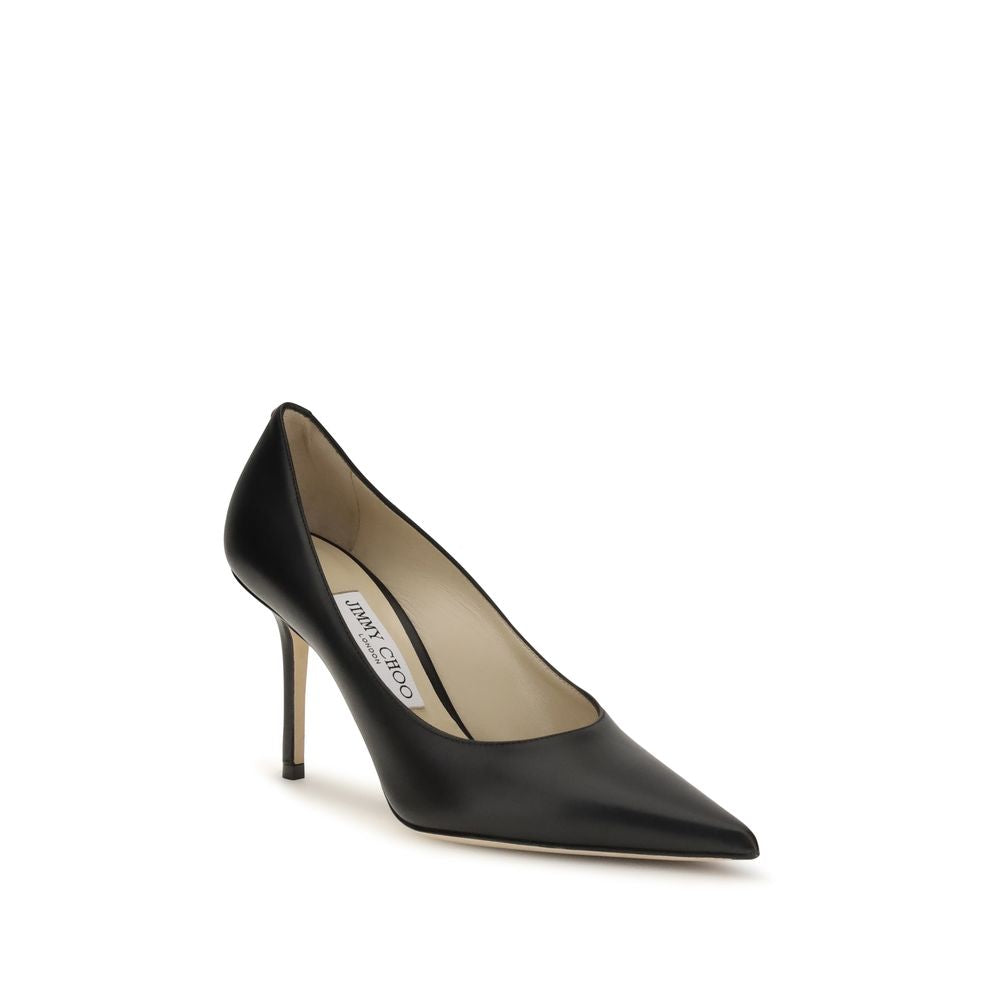 Women’s Jimmy Choo Black Calf Leather Bos Taurus High Heel Pumps