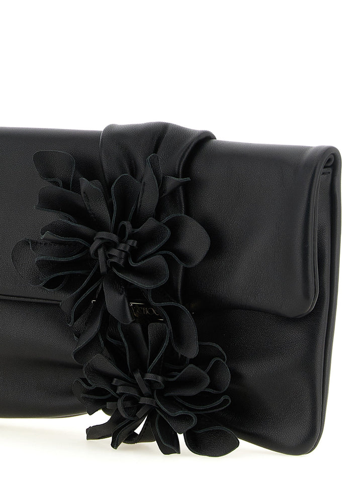 Women’s Jimmy Choo Black Lamb Leather Clutch Bag