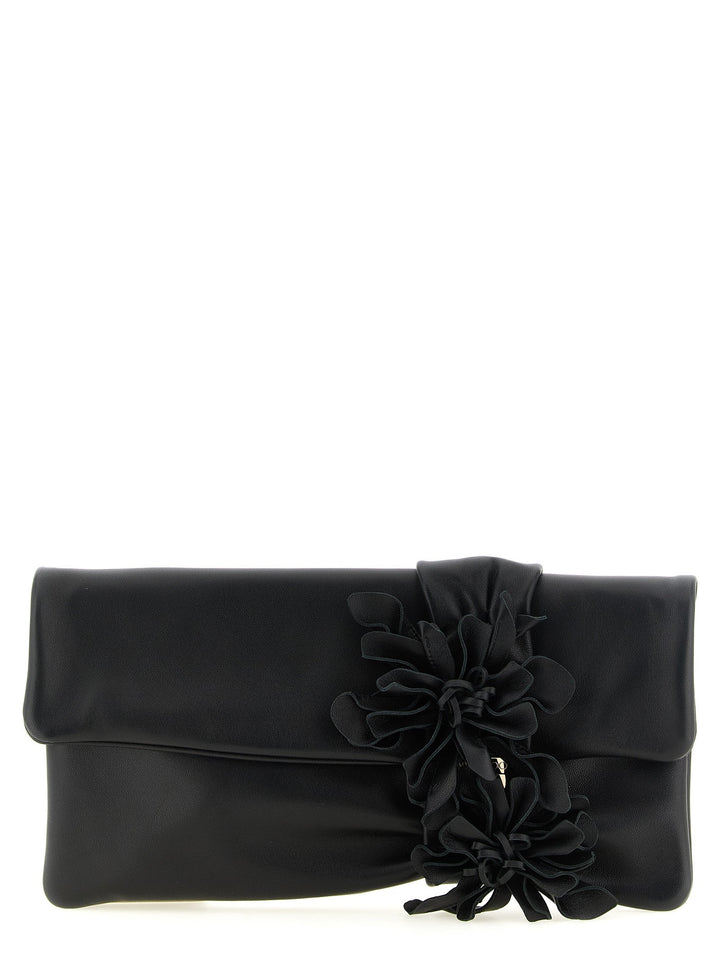 Women’s Jimmy Choo Black Lamb Leather Clutch Bag