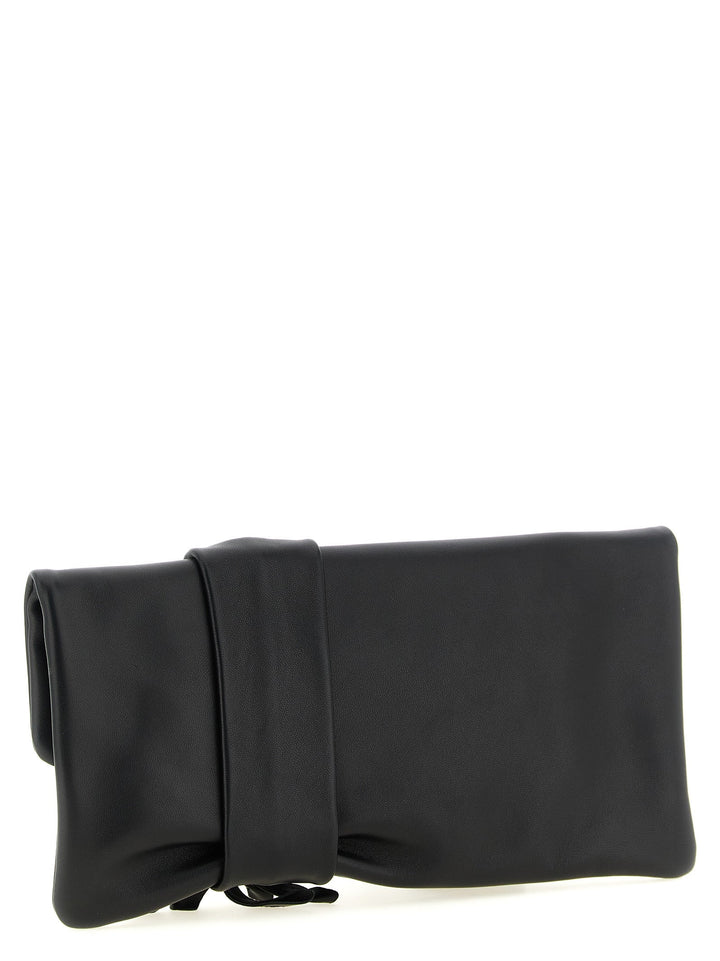 Women’s Jimmy Choo Black Lamb Leather Clutch Bag