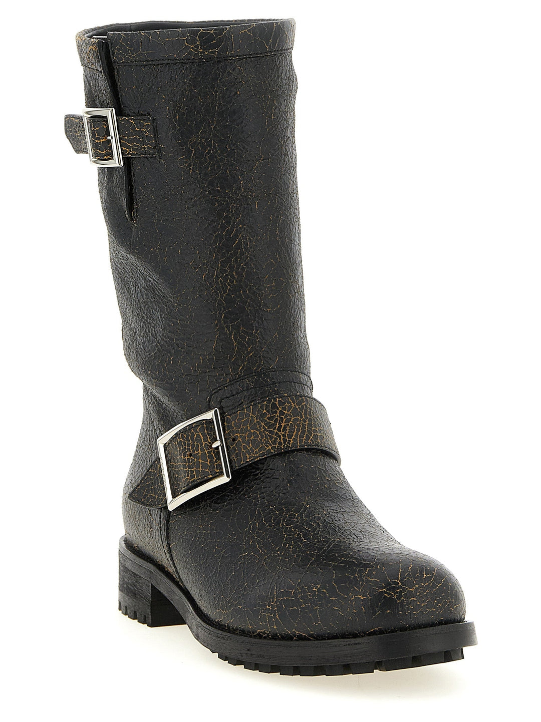 Women’s Jimmy Choo Black Leather Ankle Boots