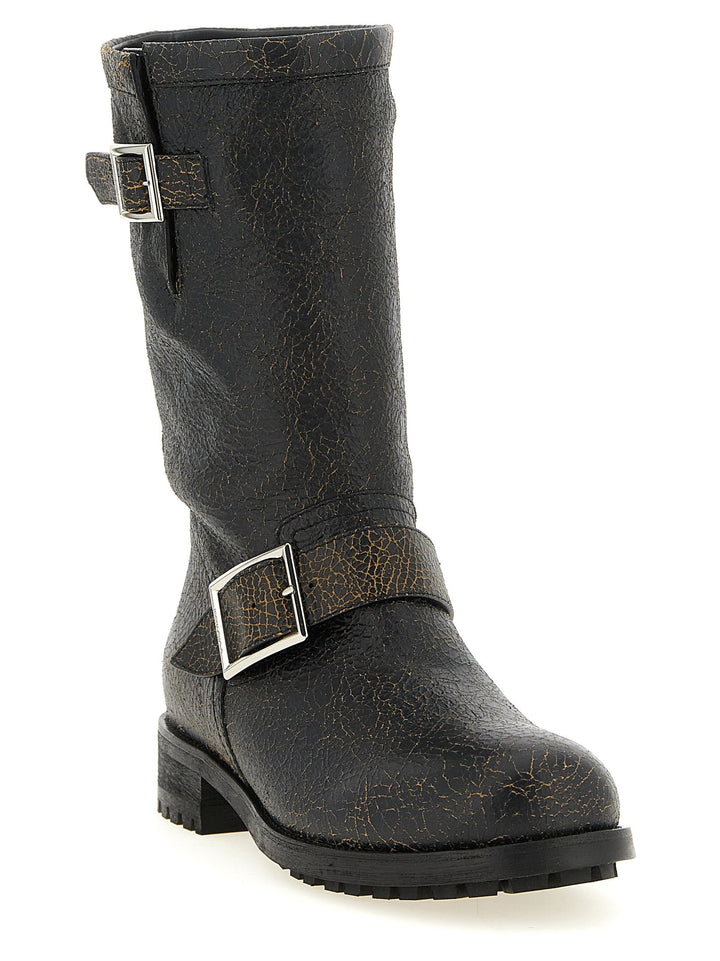 Women’s Jimmy Choo Black Leather Ankle Boots