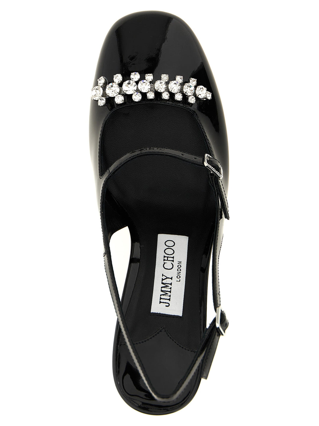 Women’s Jimmy Choo Black Leather Mid Heel Pumps