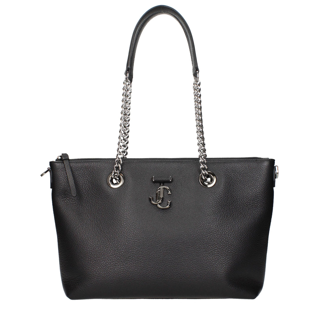 Women’s Jimmy Choo Black Leather Shoulder Bag