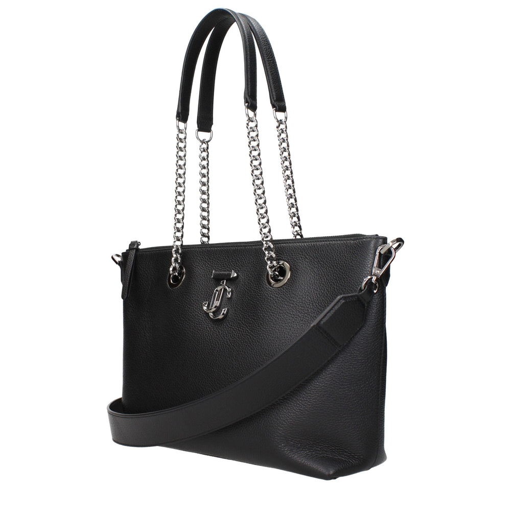 Women’s Jimmy Choo Black Leather Shoulder Bag