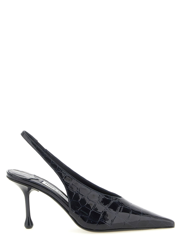 Women’s Jimmy Choo Blue Leather High Heel Pumps
