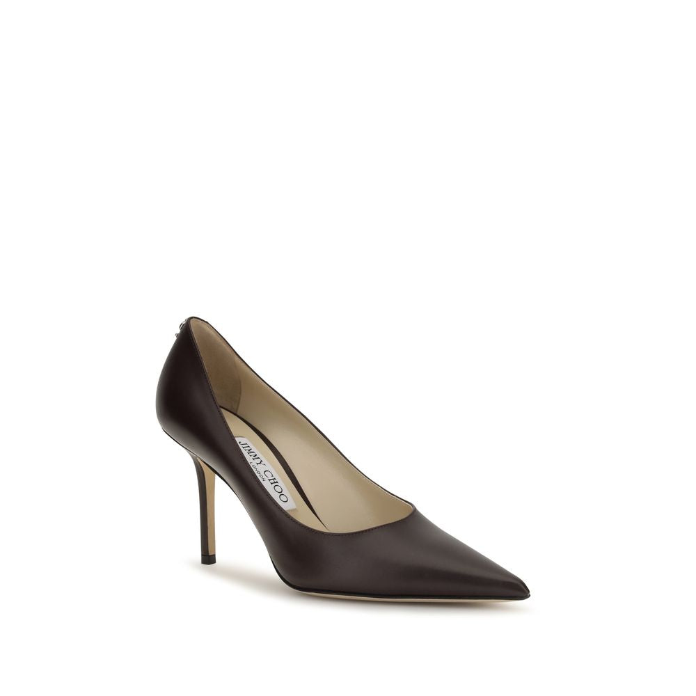 Women’s Jimmy Choo Brown Calf Leather Bos Taurus High Heel Pumps