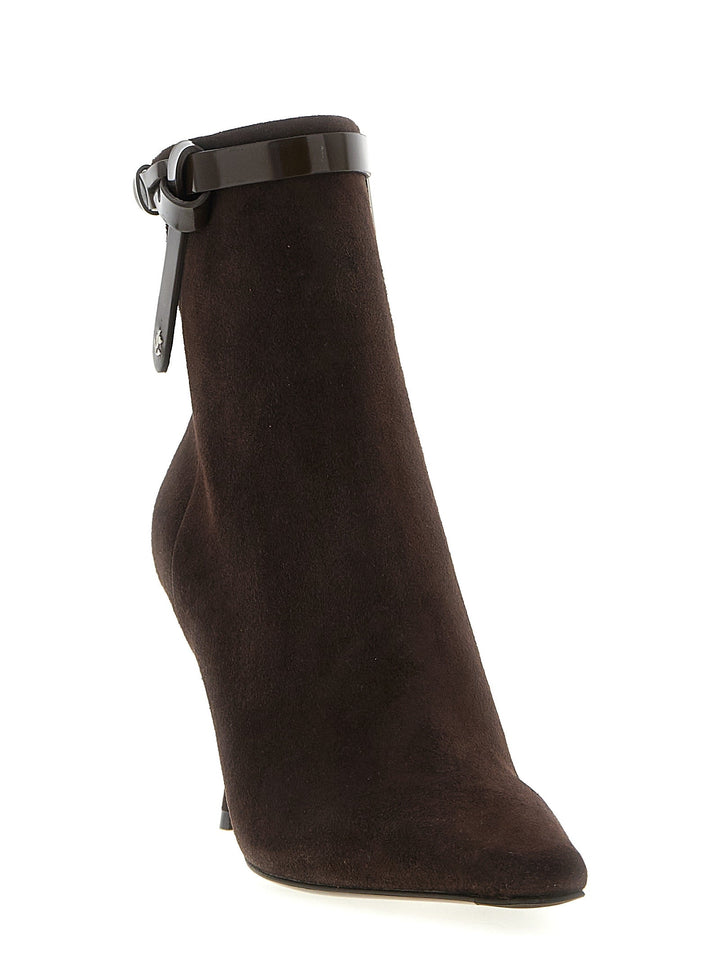 Women’s Jimmy Choo Brown Leather Ankle Boots