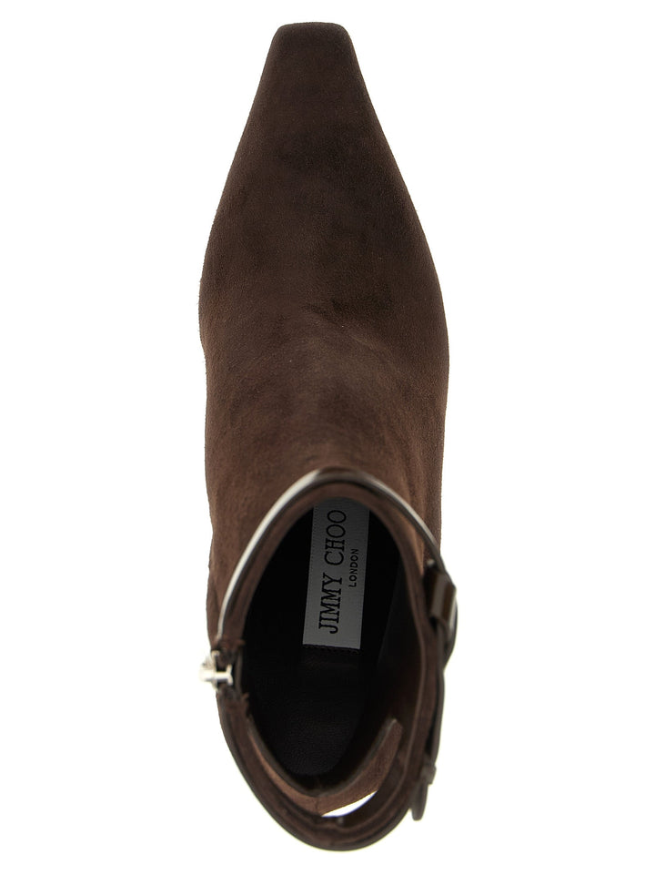 Women’s Jimmy Choo Brown Leather Ankle Boots