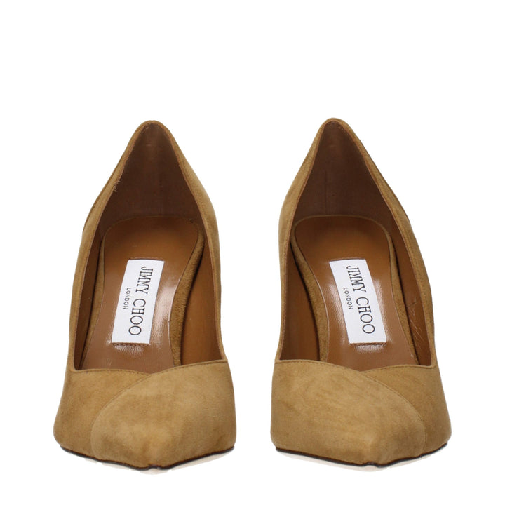 Women’s Jimmy Choo Brown Leather High Heel Pumps