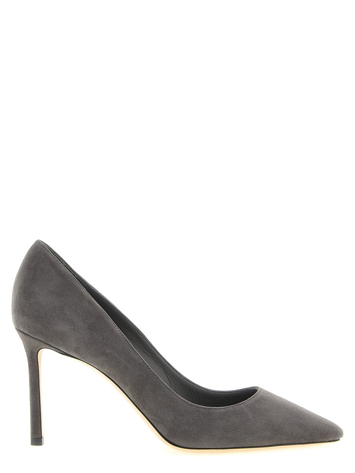 Women’s Jimmy Choo Gray Leather High Heel Pumps