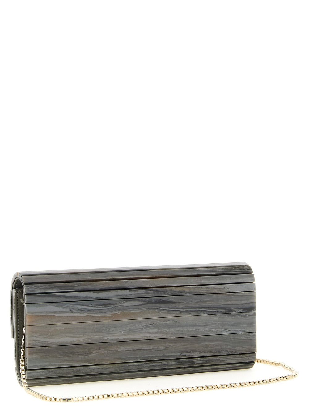 Women’s Jimmy Choo Gray Polyester Clutch Bag