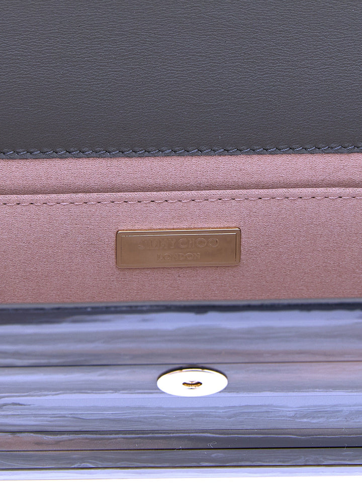 Women’s Jimmy Choo Gray Polyester Clutch Bag