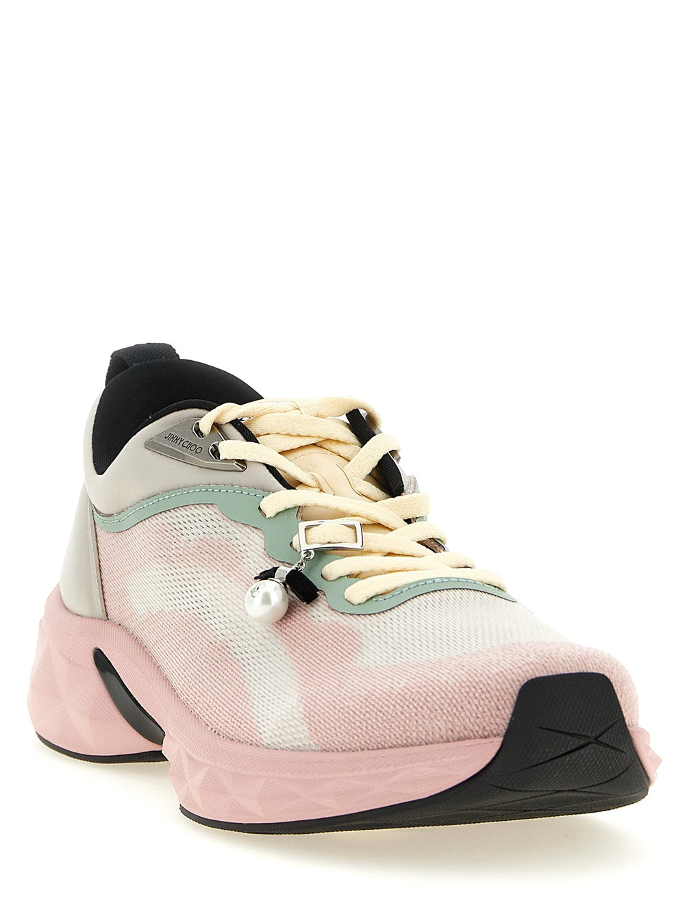Women’s Jimmy Choo Multicolor Tencel Athletic Sneakers