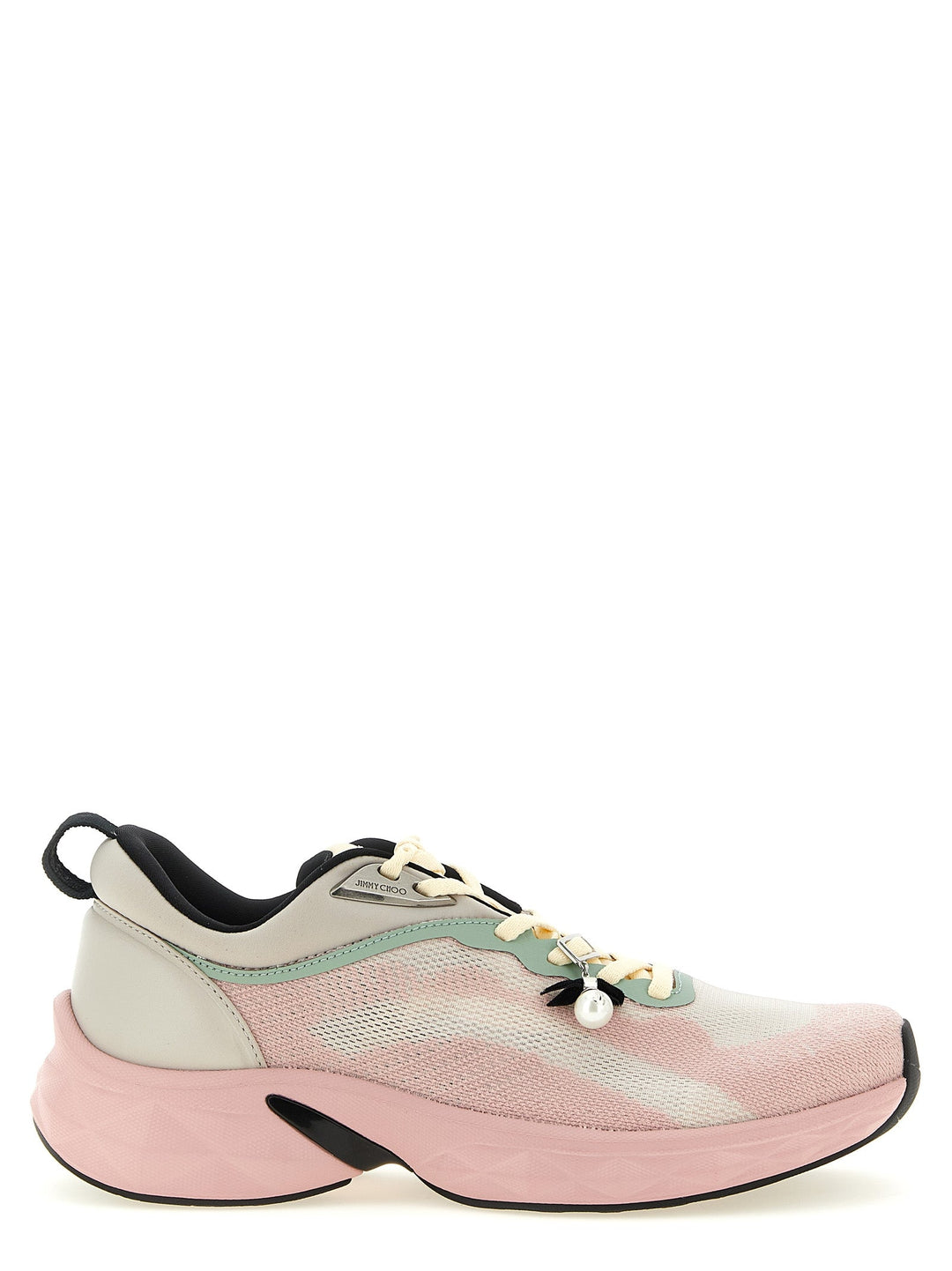 Women’s Jimmy Choo Multicolor Tencel Athletic Sneakers