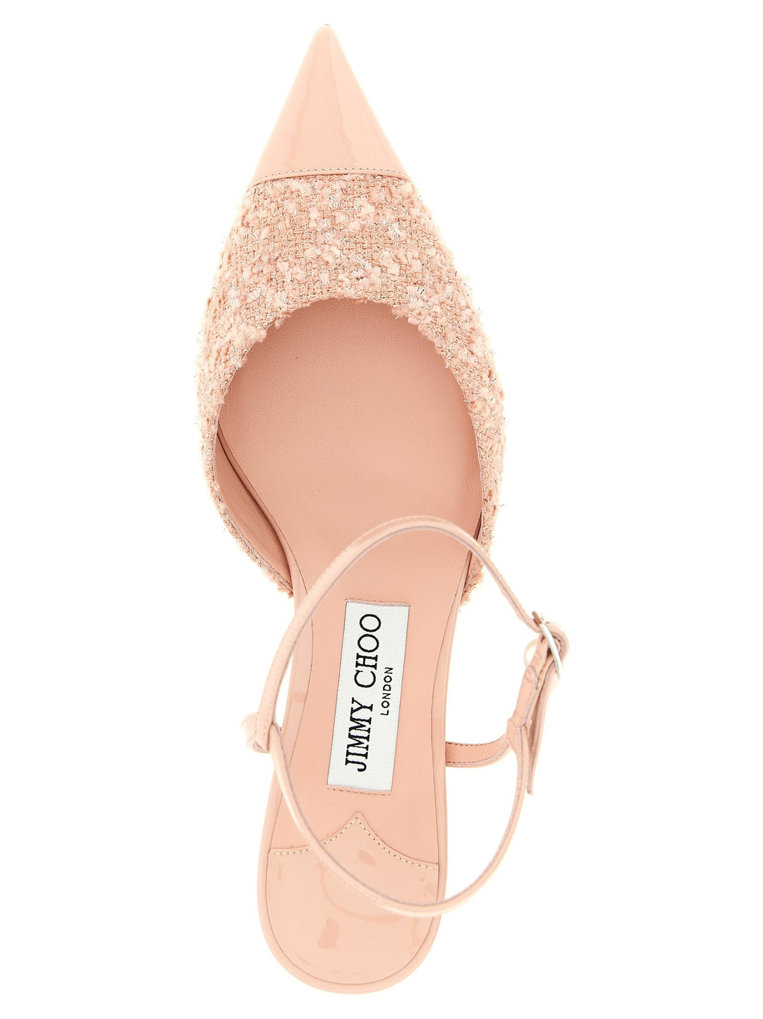 Women’s Jimmy Choo Multicolor Tencel Mid Heel Pumps
