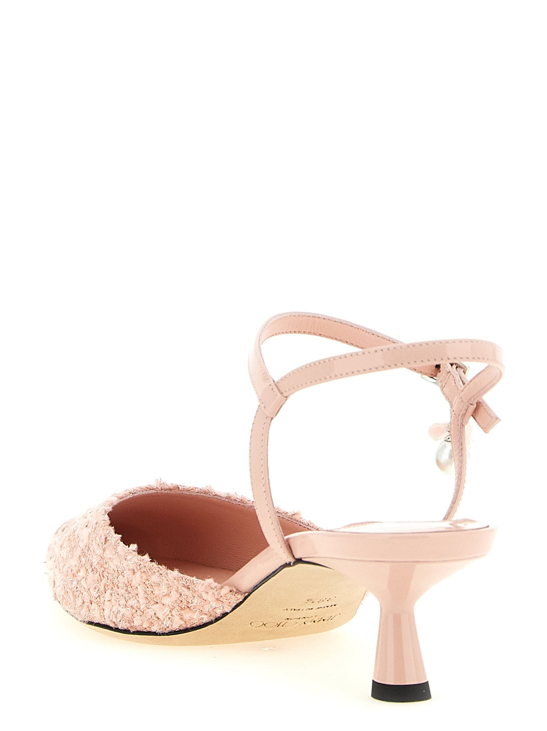 Women’s Jimmy Choo Multicolor Tencel Mid Heel Pumps