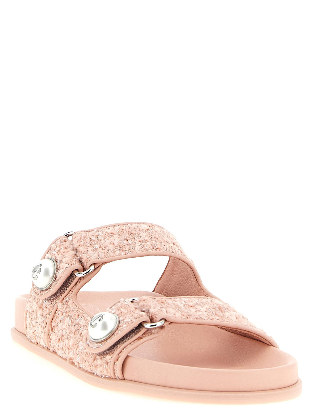 Women’s Jimmy Choo Multicolor Tencel Slides