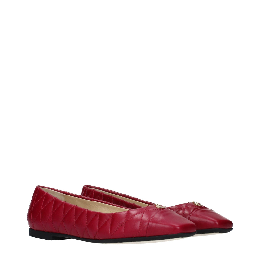 Women’s Jimmy Choo Pink Leather Ballet Flats