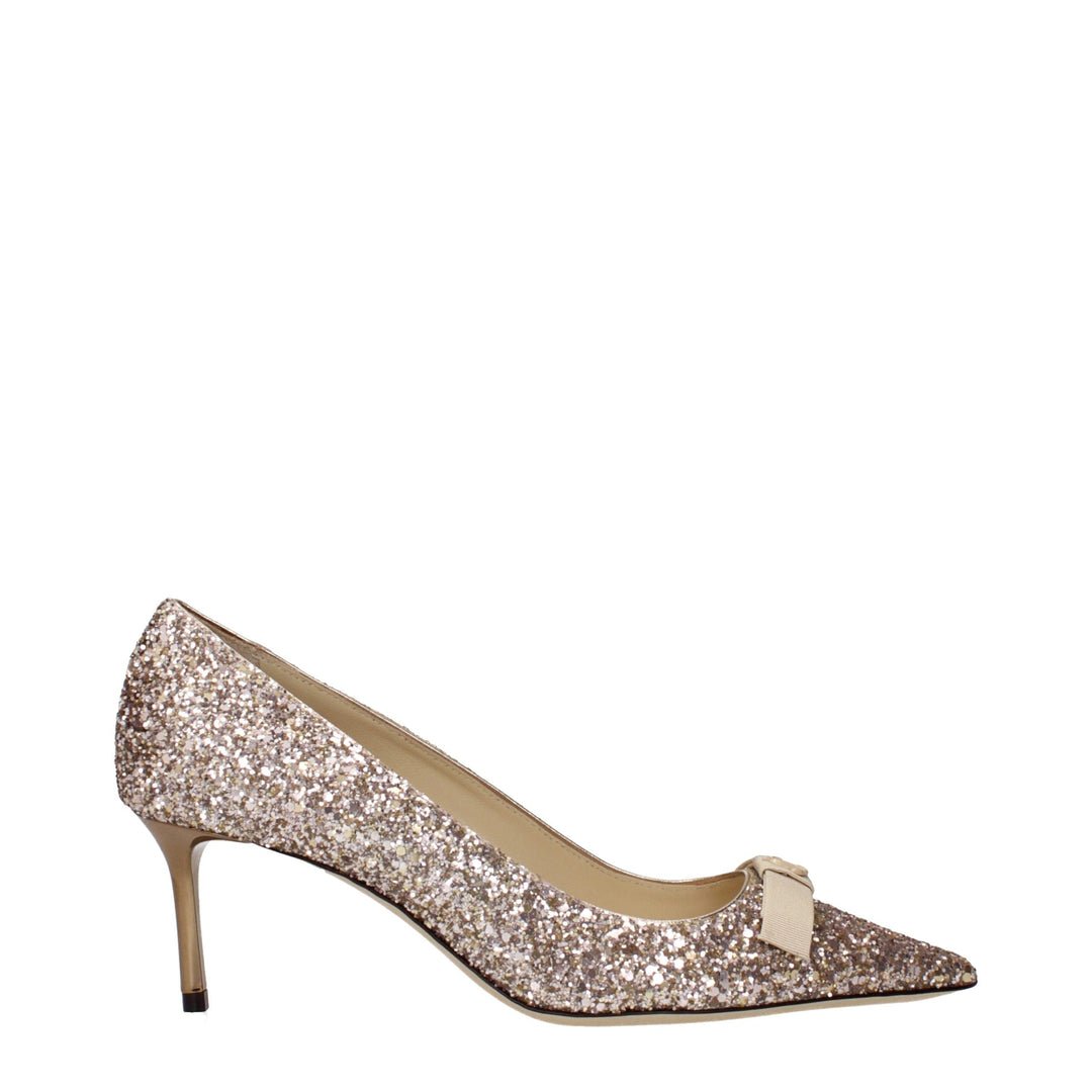 Women’s Jimmy Choo Pink Plastic Mid Heel Pumps