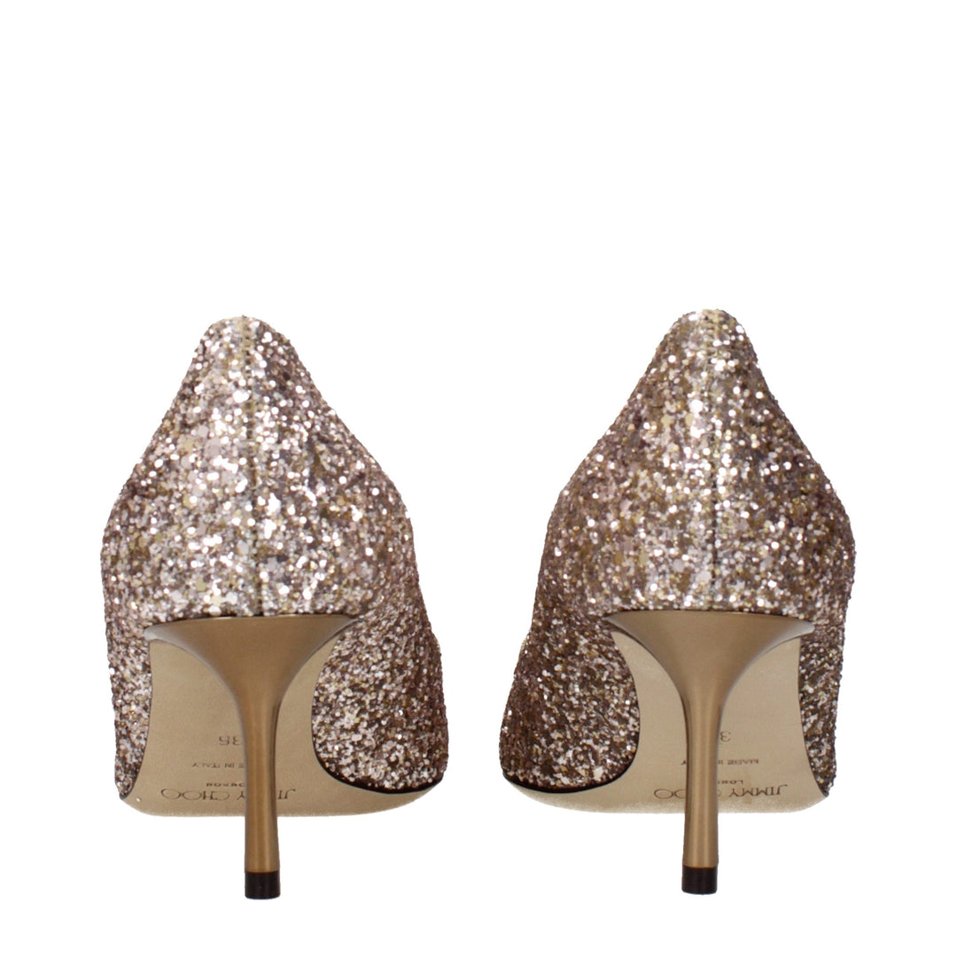 Women’s Jimmy Choo Pink Plastic Mid Heel Pumps