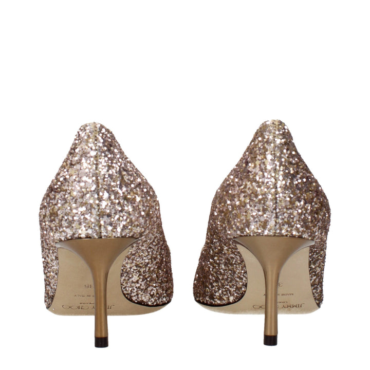 Women’s Jimmy Choo Pink Plastic Mid Heel Pumps