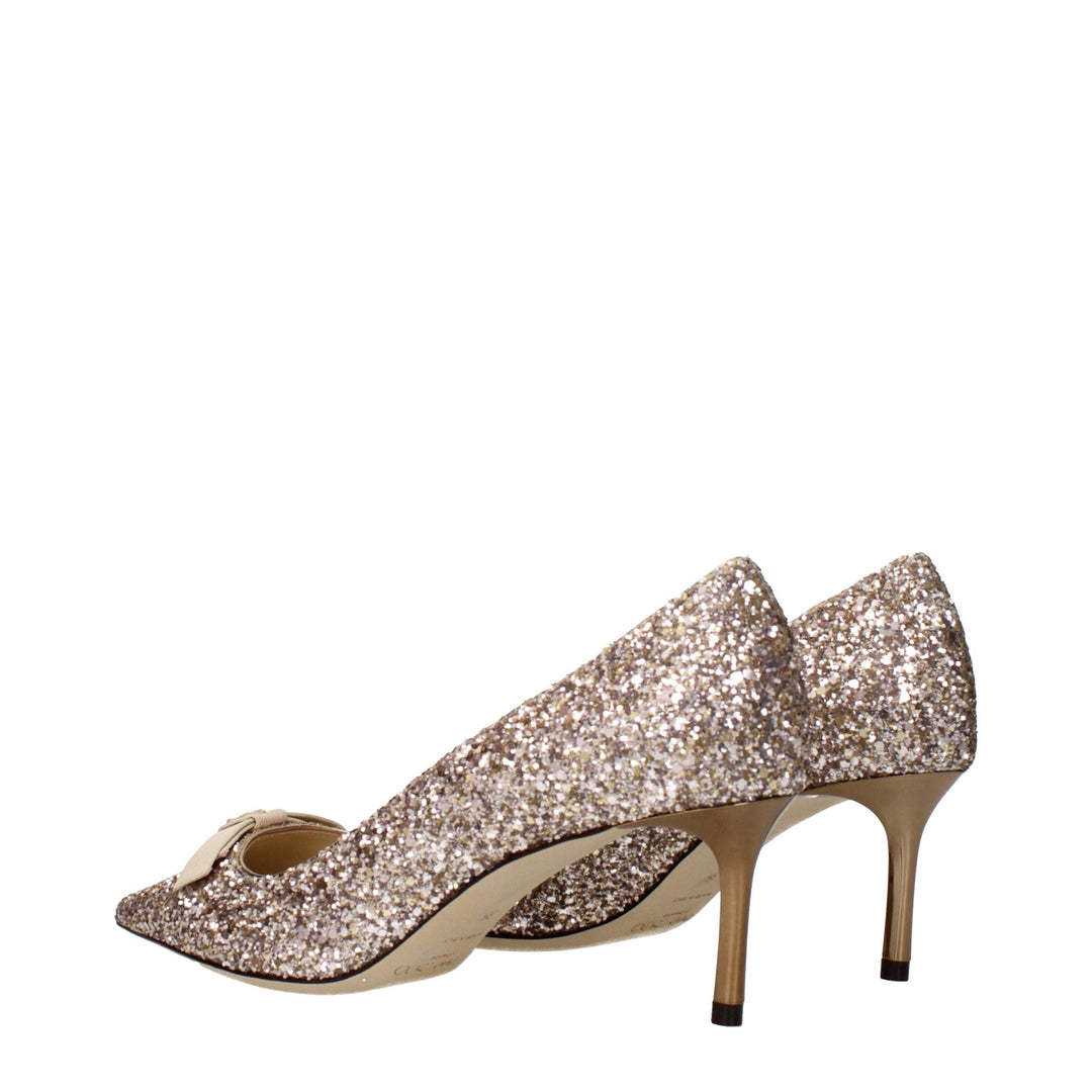 Women’s Jimmy Choo Pink Plastic Mid Heel Pumps