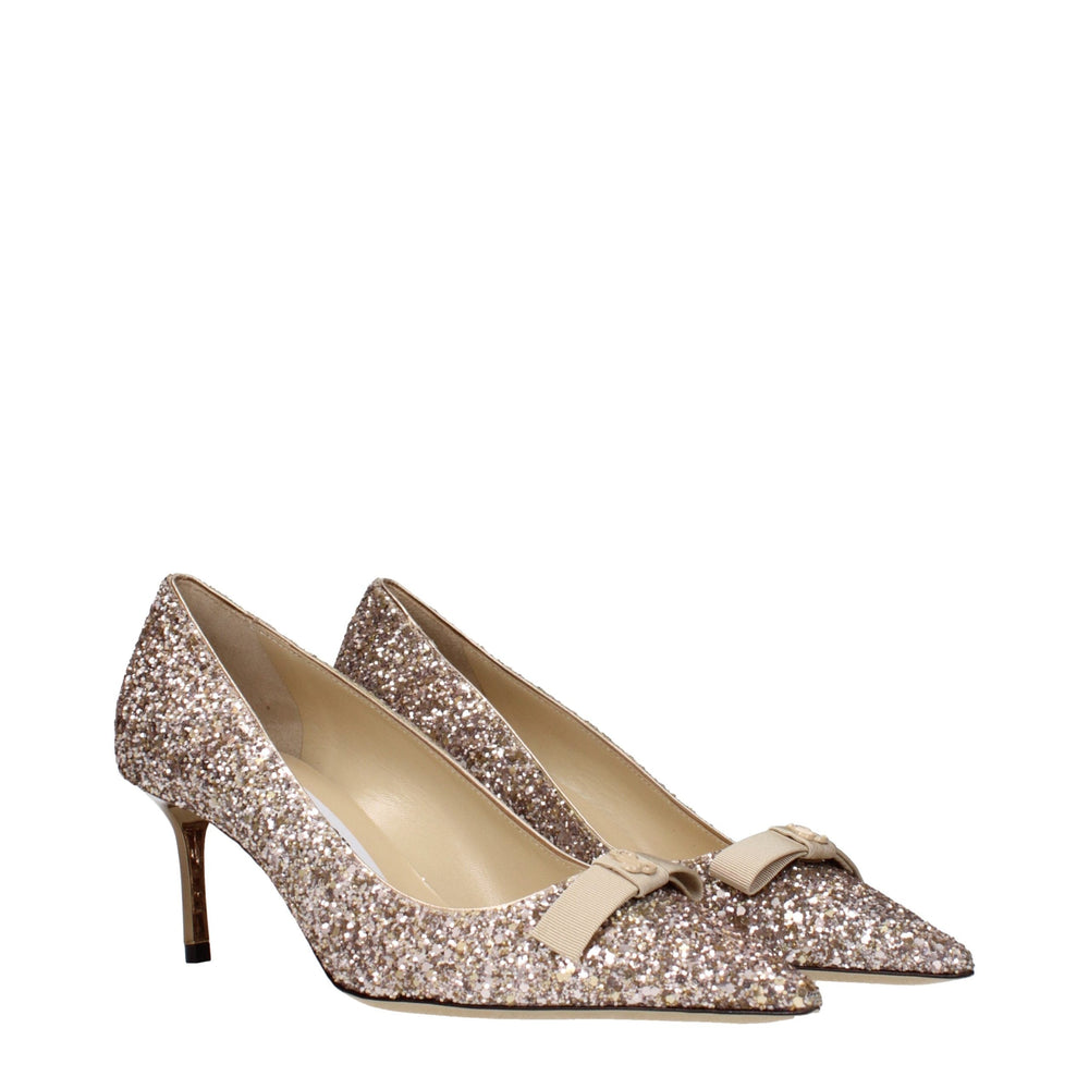 Women’s Jimmy Choo Pink Plastic Mid Heel Pumps
