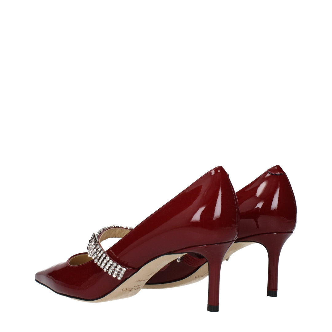 Women’s Jimmy Choo Red Leather High Heel Pumps