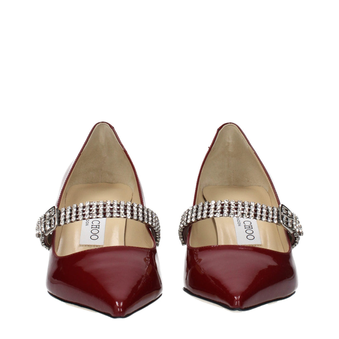 Women’s Jimmy Choo Red Leather High Heel Pumps