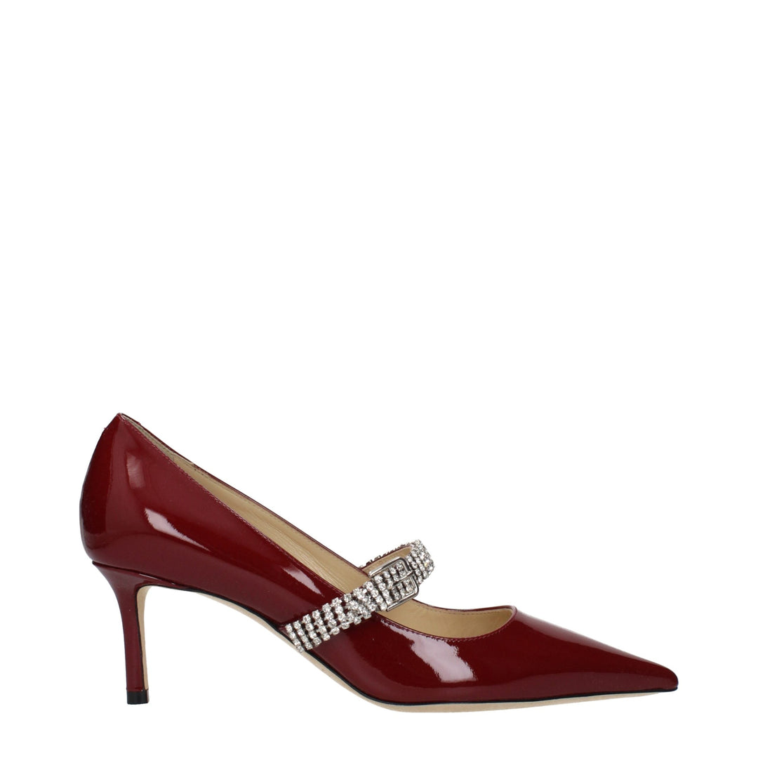 Women’s Jimmy Choo Red Leather High Heel Pumps