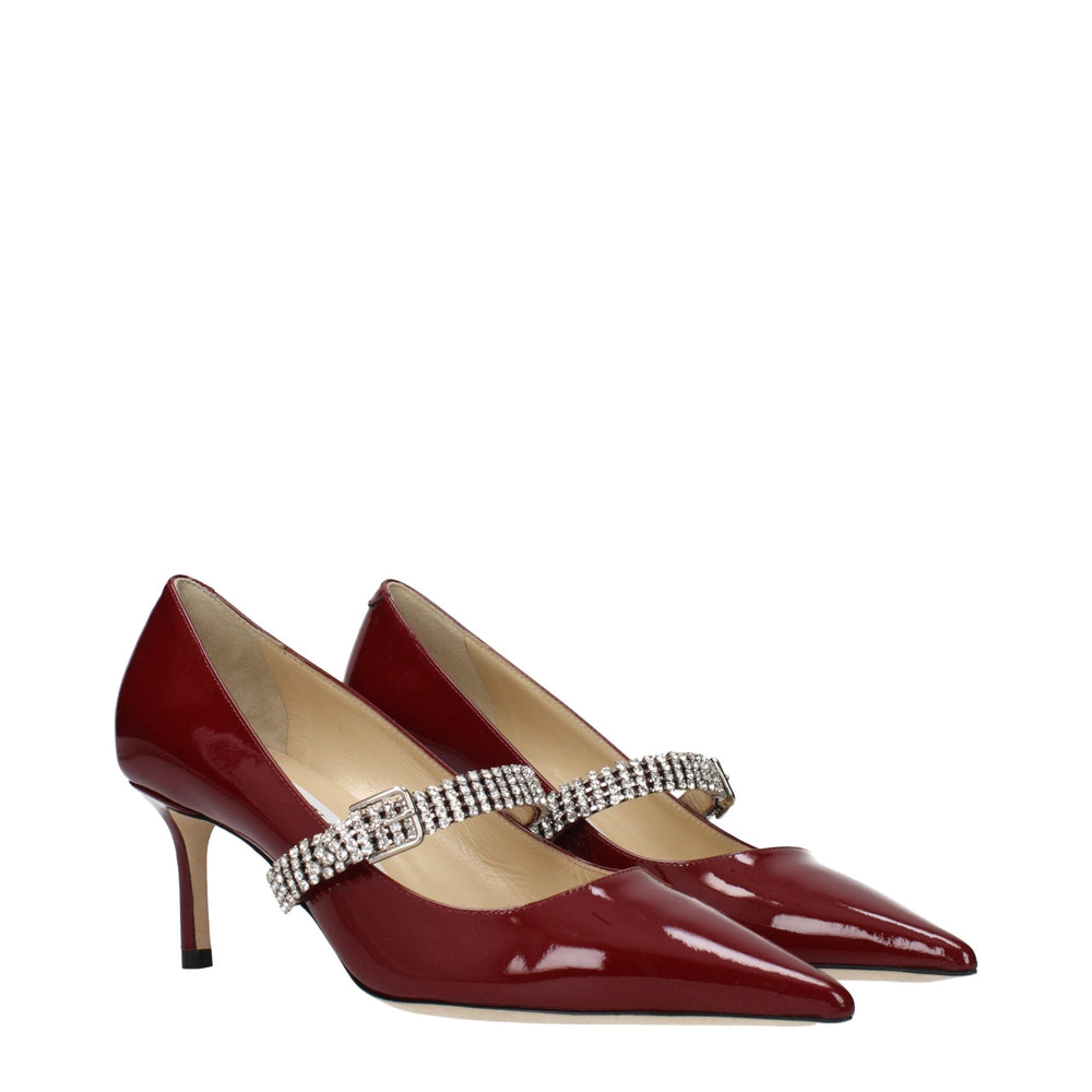 Women’s Jimmy Choo Red Leather High Heel Pumps