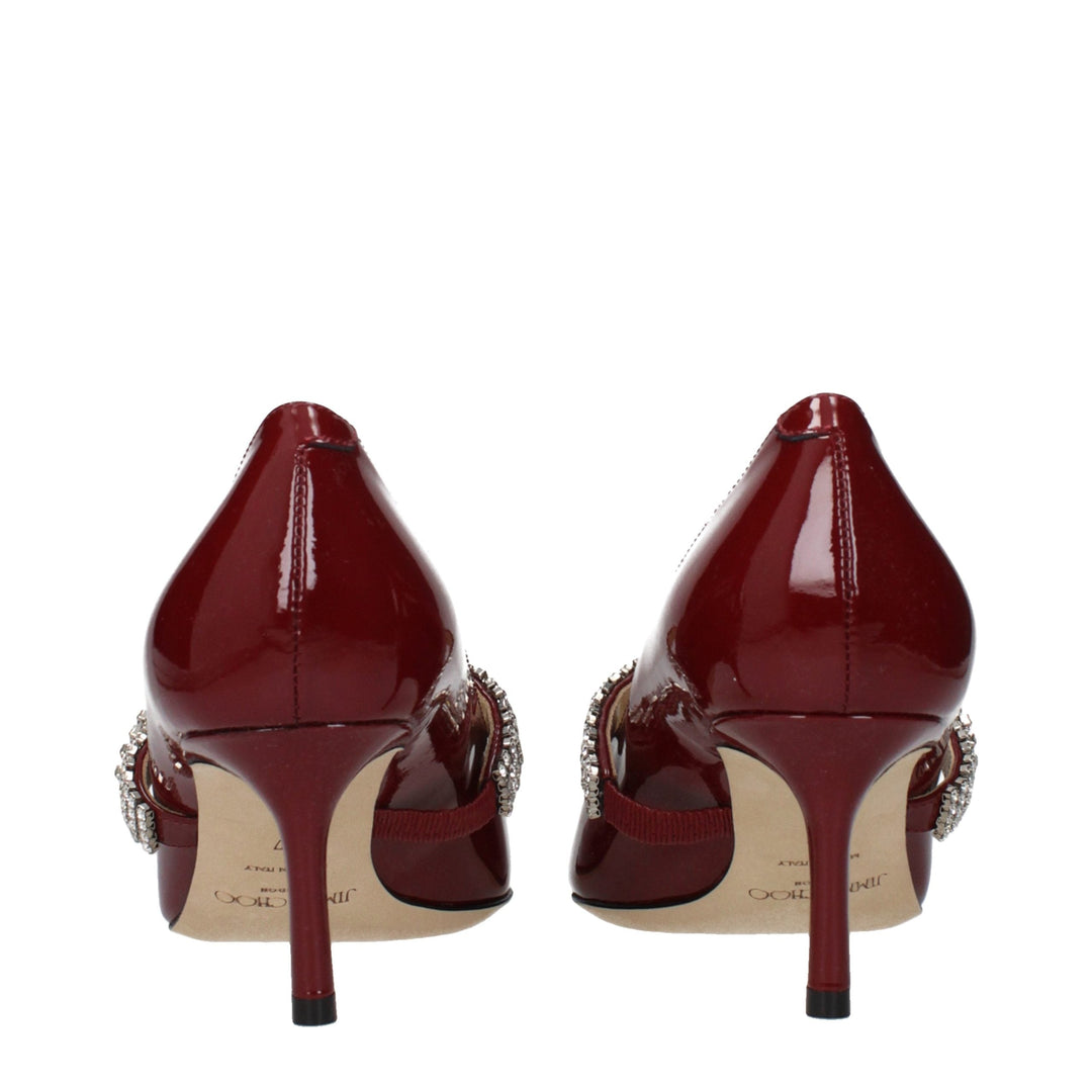 Women’s Jimmy Choo Red Leather High Heel Pumps