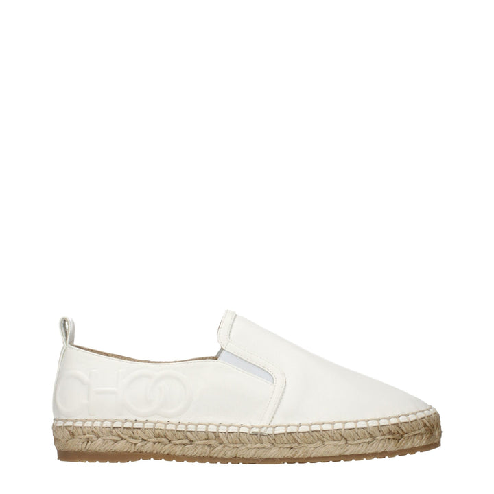 Women’s Jimmy Choo White Leather Espadrilles