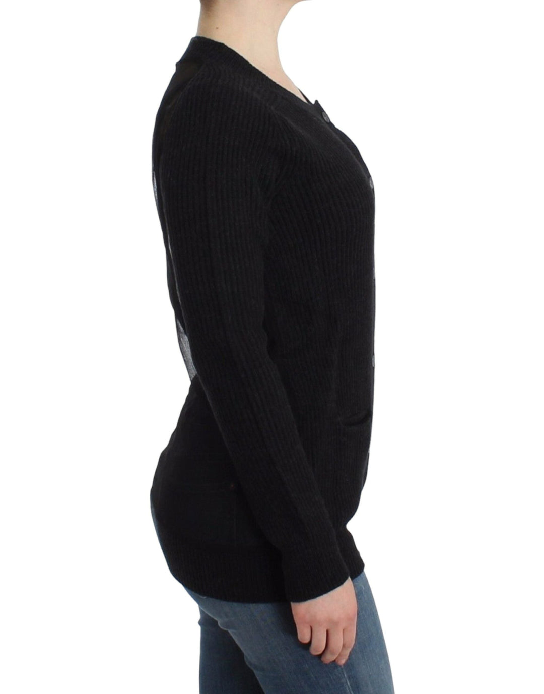 Women’s John Galliano Black Wool Cardigan