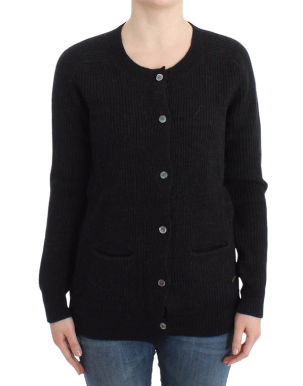 Women’s John Galliano Black Wool Cardigan