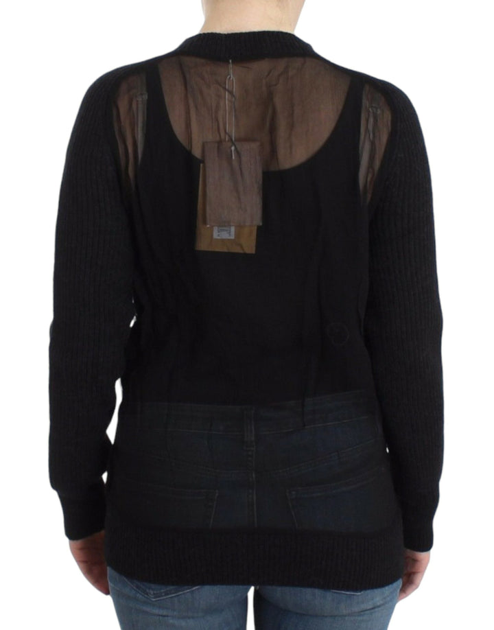 Women’s John Galliano Black Wool Cardigan