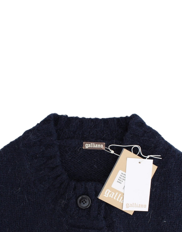 Women’s John Galliano Blue Cropped Cardigan