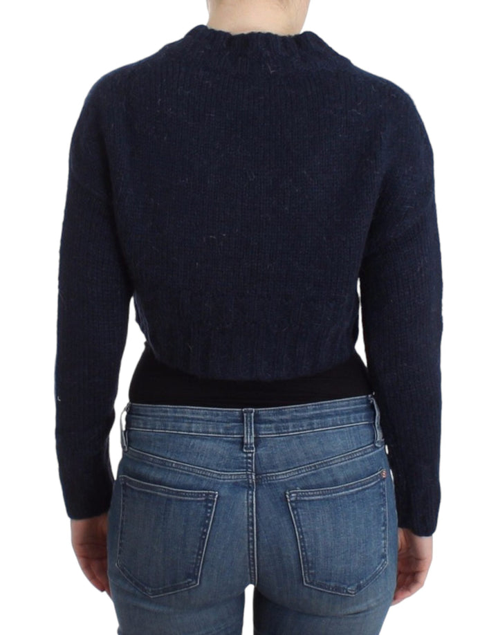 Women’s John Galliano Blue Cropped Cardigan