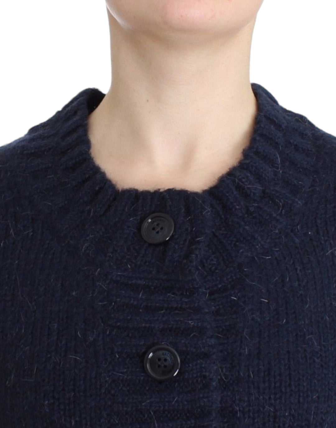 Women’s John Galliano Blue Cropped Cardigan